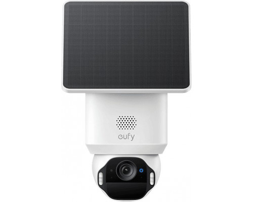 Eufy SoloCam E42 - Kamera monitorująca sieciowa, obracająca się, nachylająca, z platformą obrotową, do użytku na zewnątrz, wodoodporna, kolor (dzień i noc) - 8 MP - 3840 x 2160 - 4K - z napędem - audio - bezprzewodowa - Wi-Fi - z HomeBase S380 i