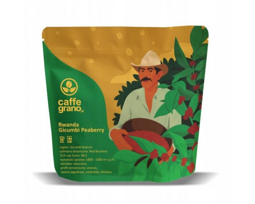 Caffe Grano Rwanda Gicumbi Peaberry 250g