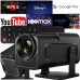 PROJEKTOR RZUTNIK 4K ANDROID LED WIFI MINI PRZENOŚNY FULL HD HY320 USB JACK