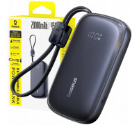 Baseus EnerFill FC21 Qpow 20000mAh 45W ar displeju cyfrowym z dołączonym kablem - black