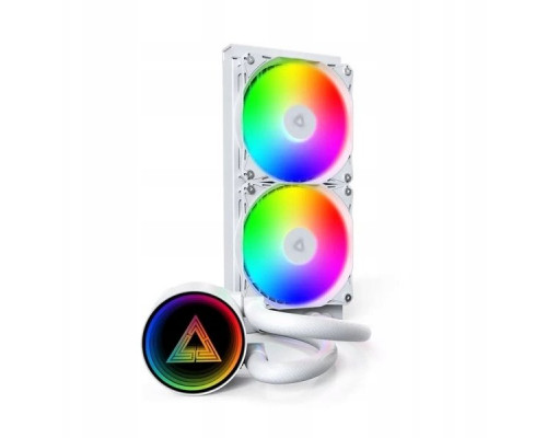 Montech LightFlow ARGB 240 White zestaw AIO