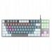 Rampage Snug RGB KRGD Blue Mechanical Gaming Keyboard Gray and White