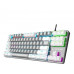 Rampage Snug RGB KRGD Blue Mechanical Gaming Keyboard Gray and White