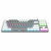 Rampage Snug RGB KRGD Blue Mechanical Gaming Keyboard Gray and White