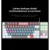 Rampage Snug RGB KRGD Blue Mechanical Gaming Keyboard Gray and White