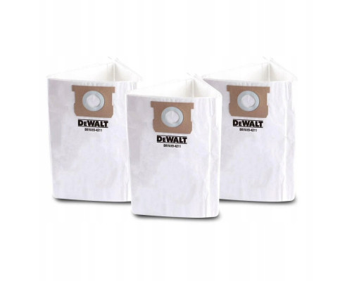 bags filteracyjne, tekstylne for the vacuum cleaners 23 - 38 l, dewalt