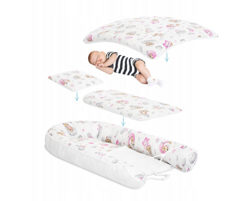 KOKON ZESTAW 4 ELEMNTY ŚPIĄCY MIŚ