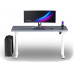 Gaming galds Ultradesk Gaming galds dla gracza QUEST, 140x70cm, 72-120cm, biało-szary