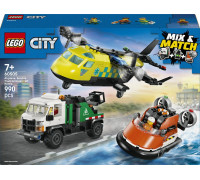 LEGO City Zestaw z samolotem, ciężarówką serwisową i poduszkowcem (60505)
