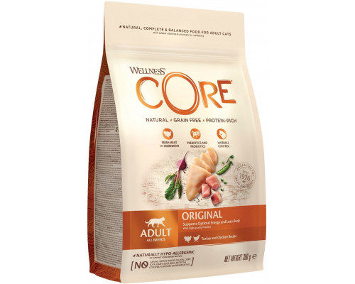 Crave Core Original, sucha karma dla adults kotów, turkey i chicken, 300g