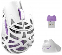 WLMouse Beast Miao Gaming mysz, Omron Optical Switches - biały