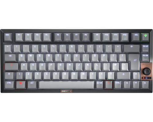 CHERRY KW 300W MX klawiatura Dom USB + Bluetooth QWERTY British English Czarny, Miedziany, Szary