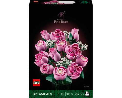 LEGO Botanicals Bukiet różowych róż (10374)