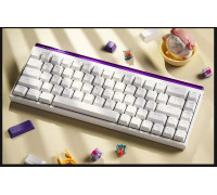 Madlions FGG NANO68HE RGB - US Layout - Magnetic Amber Pro Switches - Biała Magnetyczna  do gier