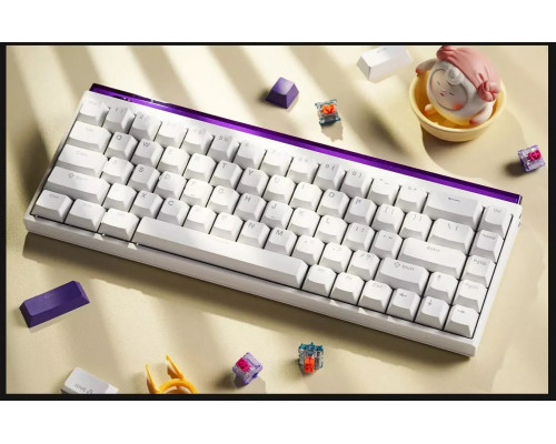 Madlions FGG NANO68HE RGB - US Layout - Magnetic Amber Pro Switches - Biała Magnetyczna  do gier