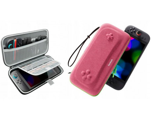 Twardy Swith tywny Case Case Etui Waliwith ka Case For Nintenfor Switch 2 / G11 Różowo- Green