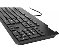 HP Business Slim v2 Smartcard Keyboard, Full-size (100%), Wired, USB, Black