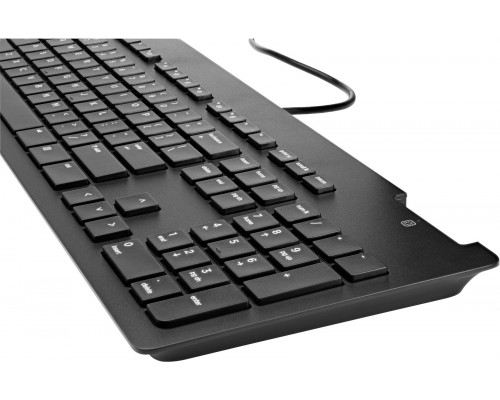 HP Business Slim v2 Smartcard Keyboard, Full-size (100%), Wired, USB, Black