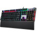 Aula F2058 KRGD Mechaniczna  do gier USB Vads 1.6m 108 macro pogas EN / RUS RGB Led szara