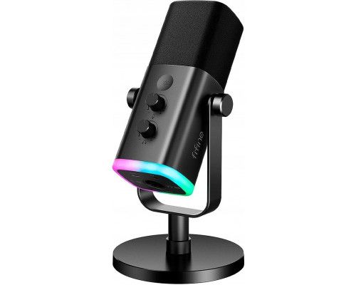 Fifine Ampligame am8 USB Microphone for Recording and Transmission Black