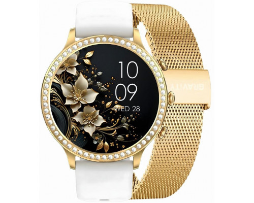 Smartwatch Gravity Gold Pasek i Bransoleta GT5-2