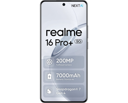 realme 16 Pro+ 17,3 cm (6.8") 5G USB Type-C 12 GB 512 GB 7000 mAh Gray