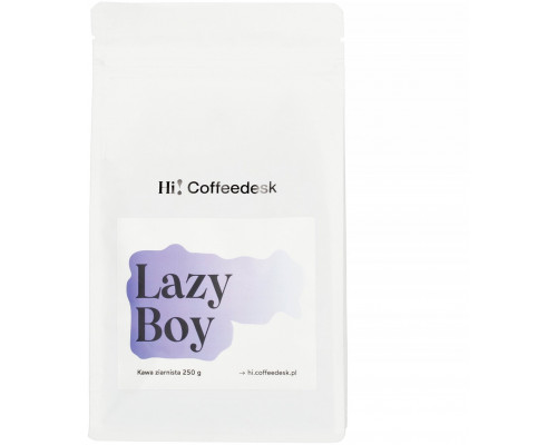 Hi! Coffeedesk - kawa ziarnista bezkofeinowa Lazy Boy Decaf Omniroast 250 g