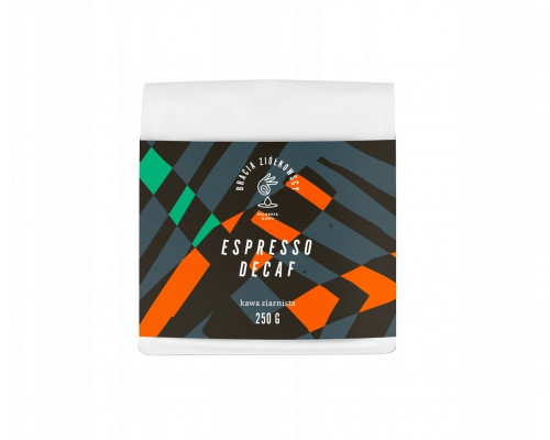 Bracia Ziółkowscy - kawa ziarnista bezkofeinowa Peru Washed Espresso 250 g