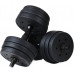 Funfit Dumbbells 4255 bituminous 2 x 10 kg