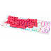 Gamiac GAMIAC TKL90G Gaming Keyboard, Kailh Blue - white/Red