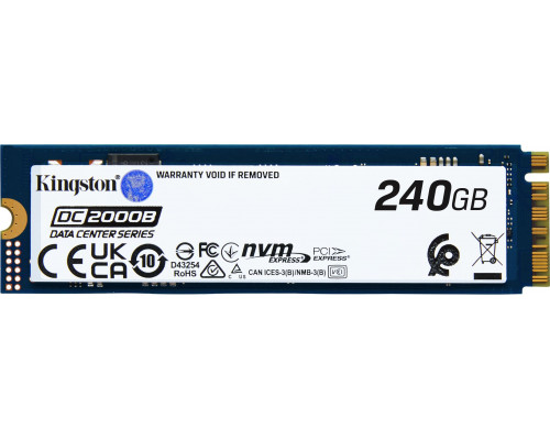 SSD Kingston Kingston Technology DC2000B 240 GB M.2 PCI Express 4.0 NVMe 3D TLC