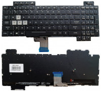 Asus Klaviatūra ASUS Rog Strix Scar GL504 z podświetleniem RGB US