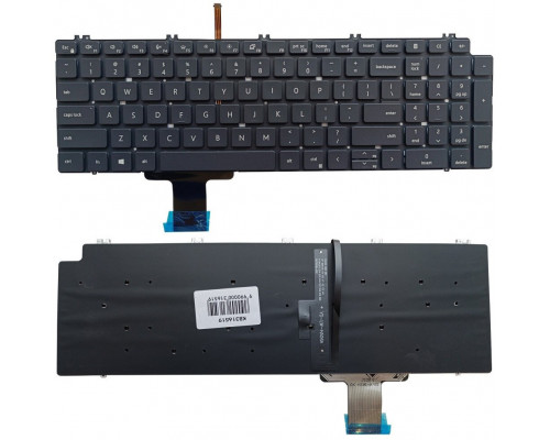 Dell Klaviatūra DELL Precision 7550, 7560, 7750, 7760 z podświetleniem US