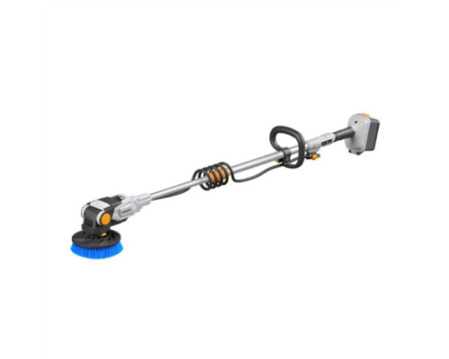 Metabo Batavia B.V. | 18V Twin Brush - Cordless Brushless Telescopic Power Scrubber, Without Battery and Charger | IPX7