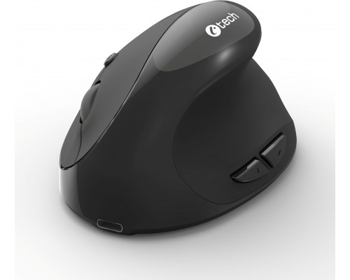 C-Tech C-TECH Myś VEM-17 Pionowa Bezprzewodowa czarny