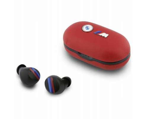 BMW  TWS BMW M Metal Logo ENC czarwony