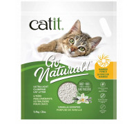 Catit Go Natural* Ultra-light, litter, cat, mocno caking, waniliowy, z dezodorantem, na bazie bambusa, 1,4 kg