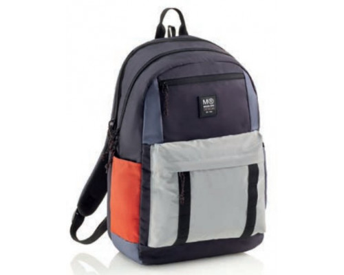 MIQUELRIUS Miquelrius Rucksack Triple Amsterdam Recyklingowy 28l 3 przegrody niebieski