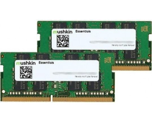Mushkin Essentials, SODIMM, DDR4, 8 GB, 2400 MHz, CL17 (MES4S240HF4GX2)