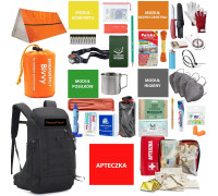 Plecak Ewakuacyjny Survival +wyposażenie Readypack S2 Pełen Zestaw Awaryjny / Readypack S2 Black