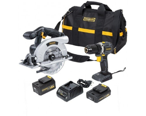 Grunder Tool set 18V 2+4AH (CD-B0A18+CS-L1118)