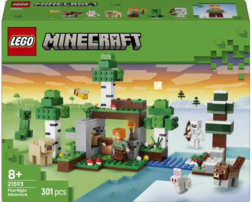 LEGO Minecraft Przetrwanie pierwszej nocy (21593)
