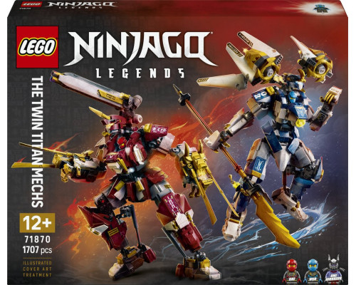 LEGO Ninjago Bliźniacze tytanowe mechy (71870)