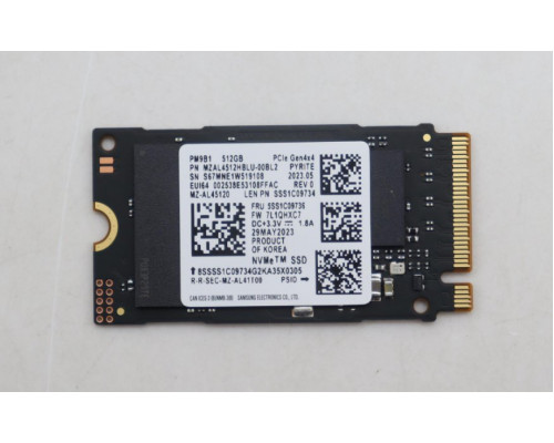 SSD Lenovo Lenovo 5SS1C09736 urządzenie SSD 512 GB M.2 PCI Express 4.0
