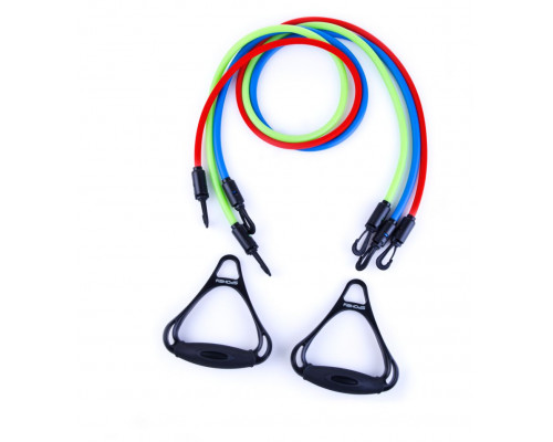 Spokey Tubing Backer II różne poziomy oporu w zestawie wielokolorowy 3 szt.