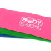 Body Sculpture Mini Band BB-103 różne poziomy oporu w zestawie wielokolorowy 3 szt.