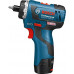 Bosch cordless drill GSR 12V-20 Professional HX, 12V (blue / black, L-BOXX, 2x Li-ion battery pack 3.0Ah) - 9WBAEHP5