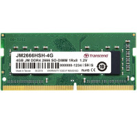 Transcend JetRam, SODIMM, DDR4, 4 GB, 2666 MHz, CL19 (JM2666HSH-4G)