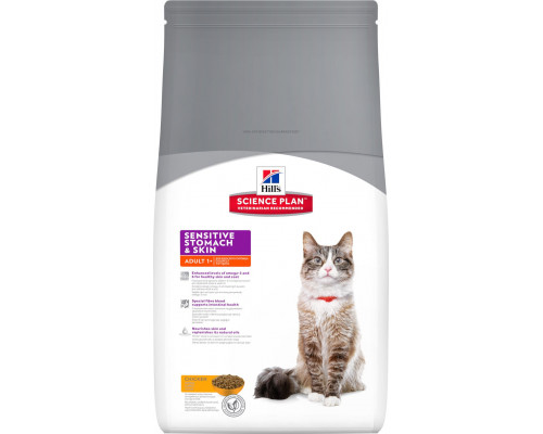 Hill`s Science Plan Hill's Feline Adult Sensitive Stomach & Skin 1,5kg