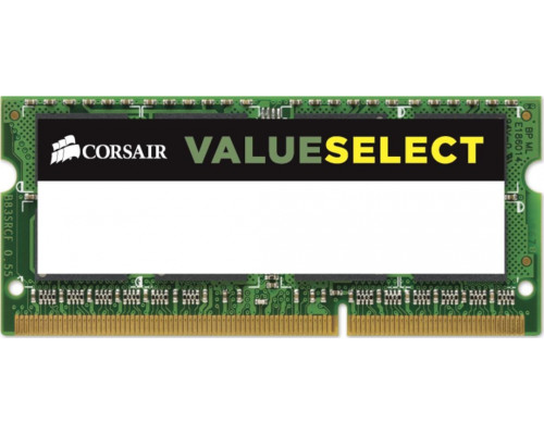 Corsair Value Select, SODIMM, DDR3, 4 GB, 1600 MHz, CL11 (CMSO4GX3M1A1600C11)